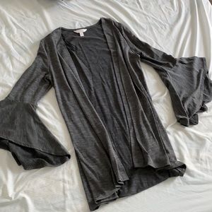 Bell sleeve cardigan